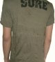 PÁNSKÉ TRIČKO SURE - BEACH BOY - army zelená